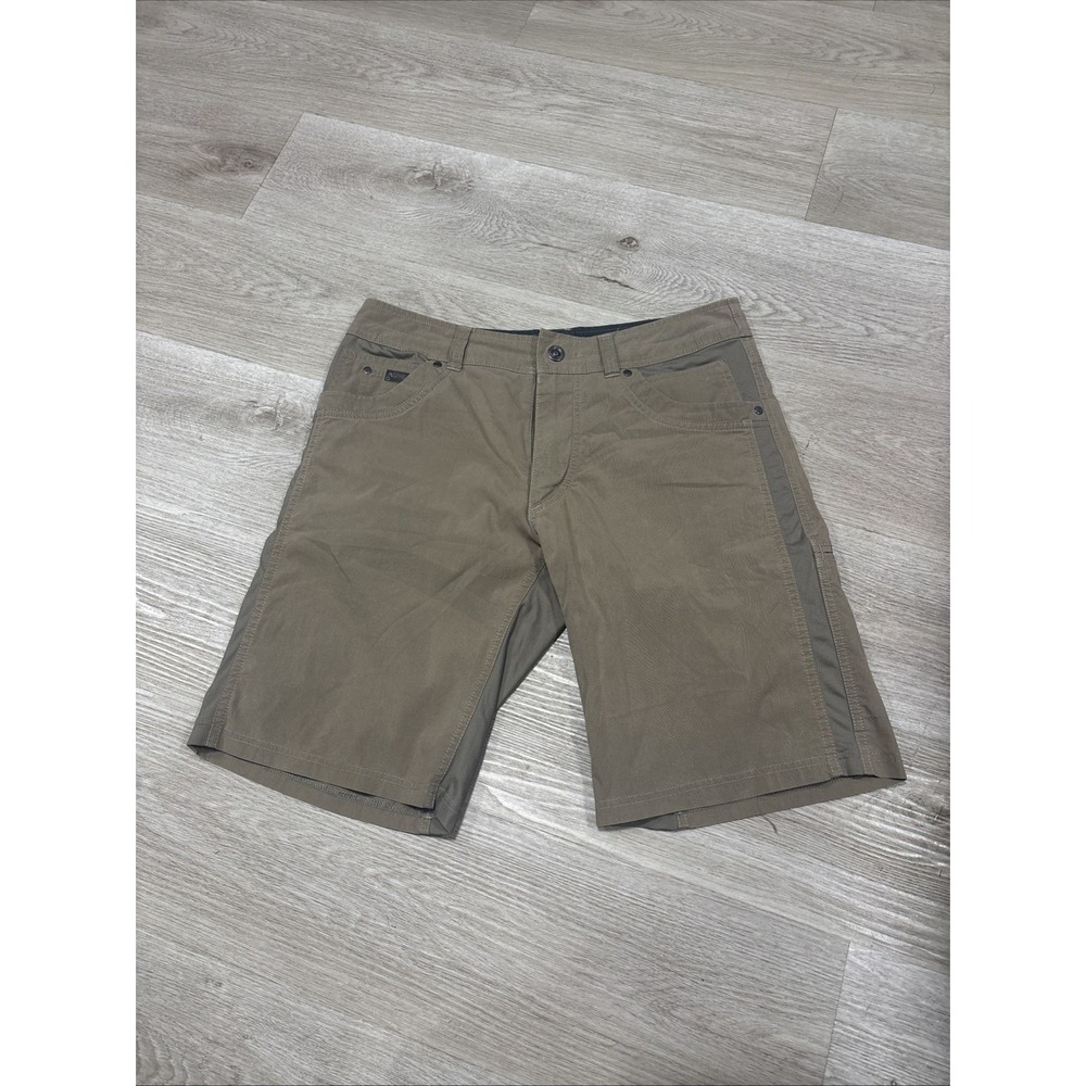Kuhl Shorts Mens Fits 32x11 Tan Khaki Radikl Exoskeleton 5068